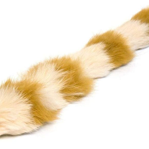 Iconic Pet Set of 2 Fur Weasel Toy with Squeaker for Pets, Best Pet Play Toy - Picture 5 of 8